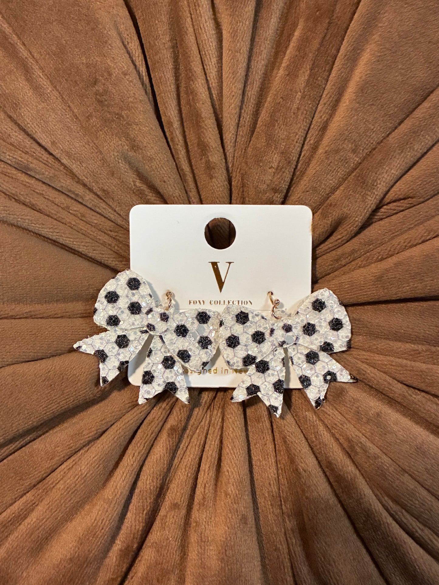 Polka Bow Earrings