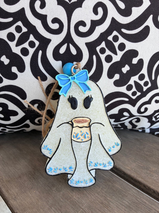 Ghost with Bow Freshie