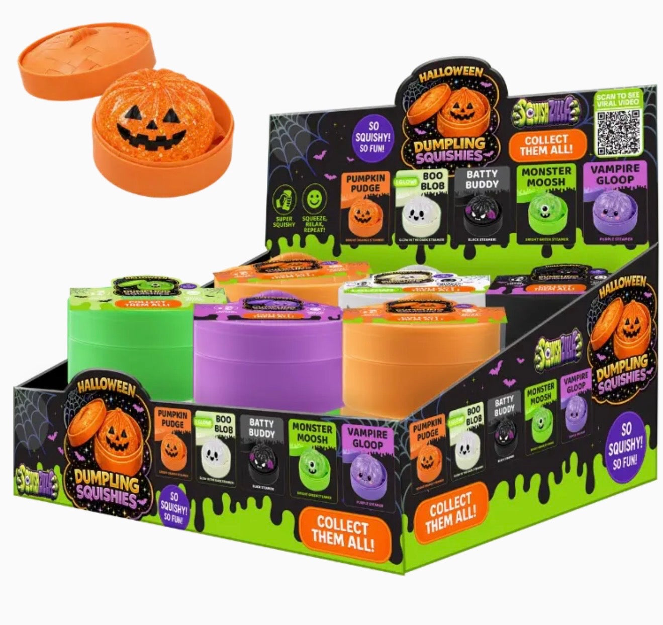 Halloween Dumpling Squishies