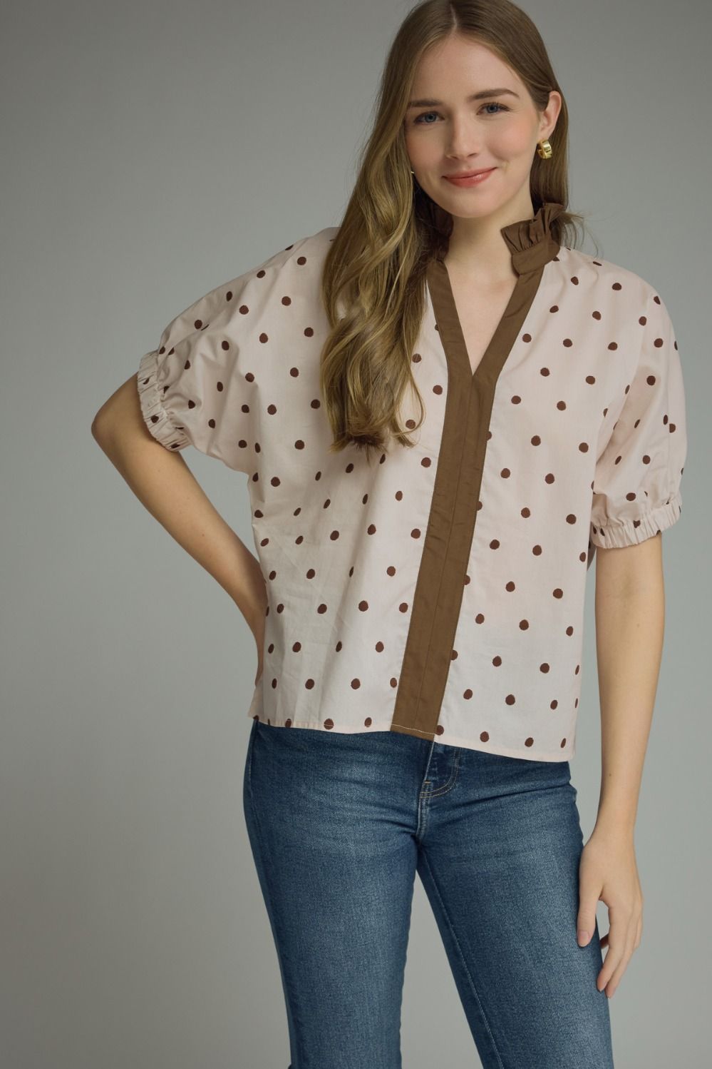 Chloe Polka Dot Top