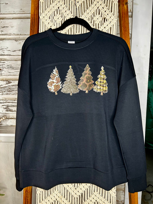 Fancy Christmas Tree Sweatshirt