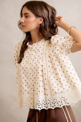 Annie Polka Dot Blouse