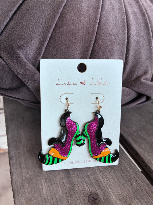 Witch Shoes Earrings