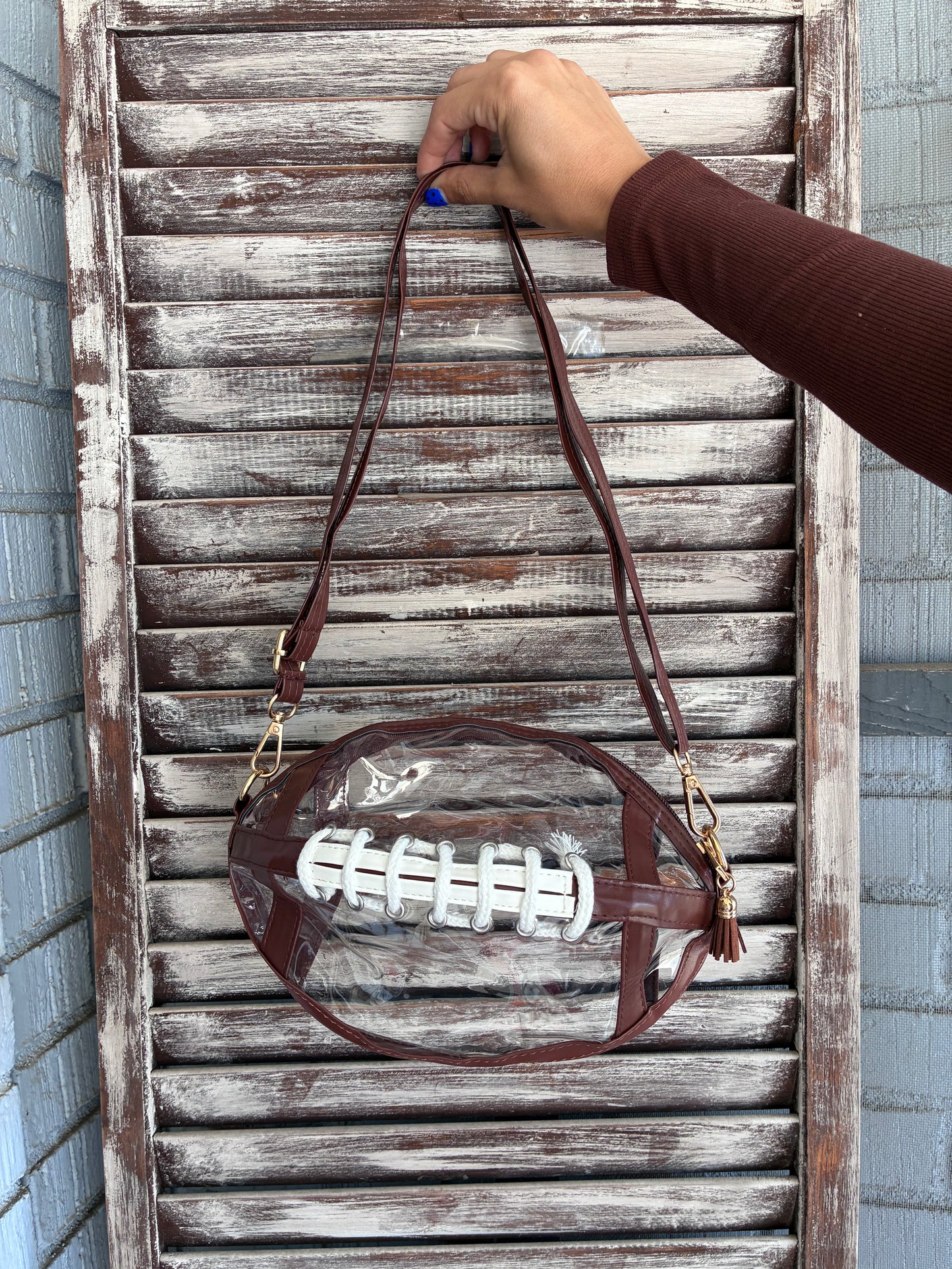 Clear Football Purse