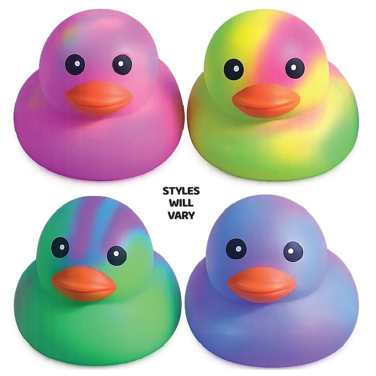 Mega Tie Dye Duck Squishy
