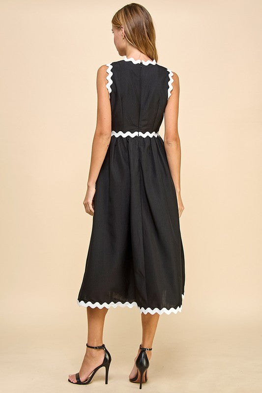 Ric Rac Detail Dress