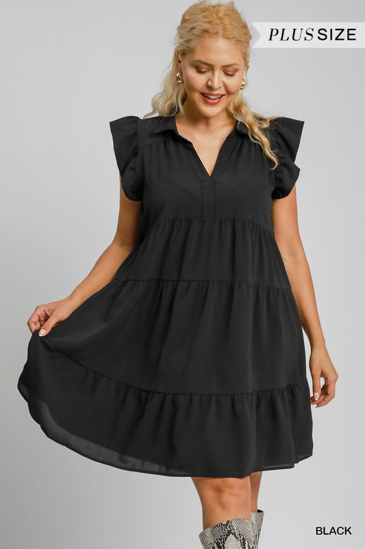 Lynne Tiered Curvy Dress