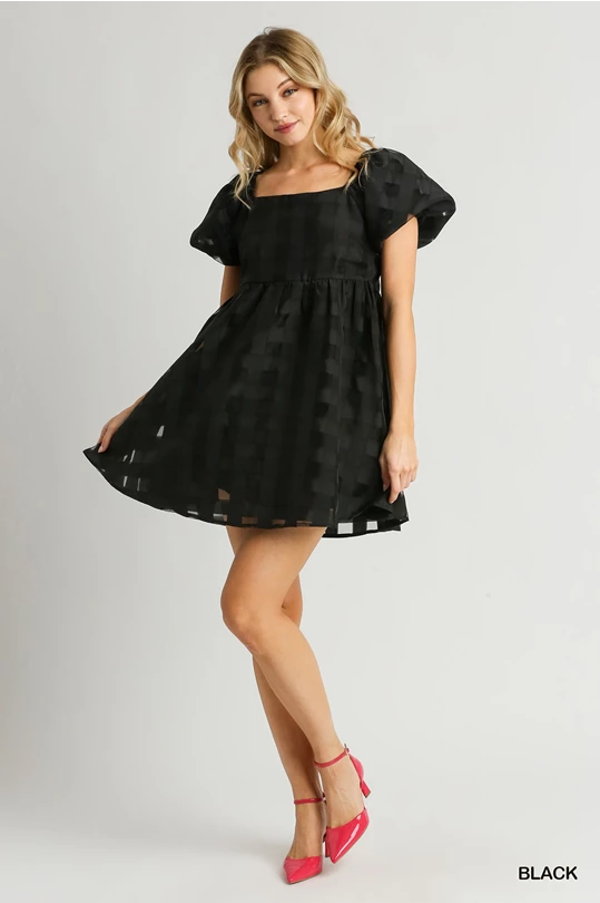 Leah Checkered Mini Dress