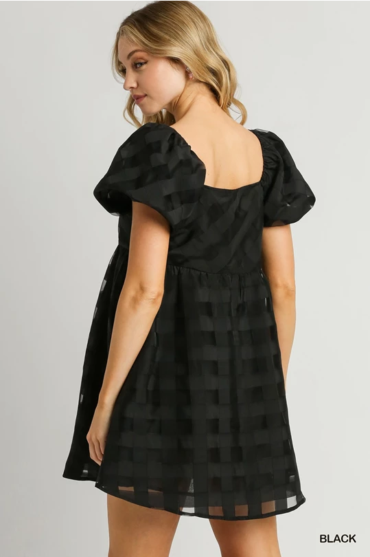 Leah Checkered Mini Dress
