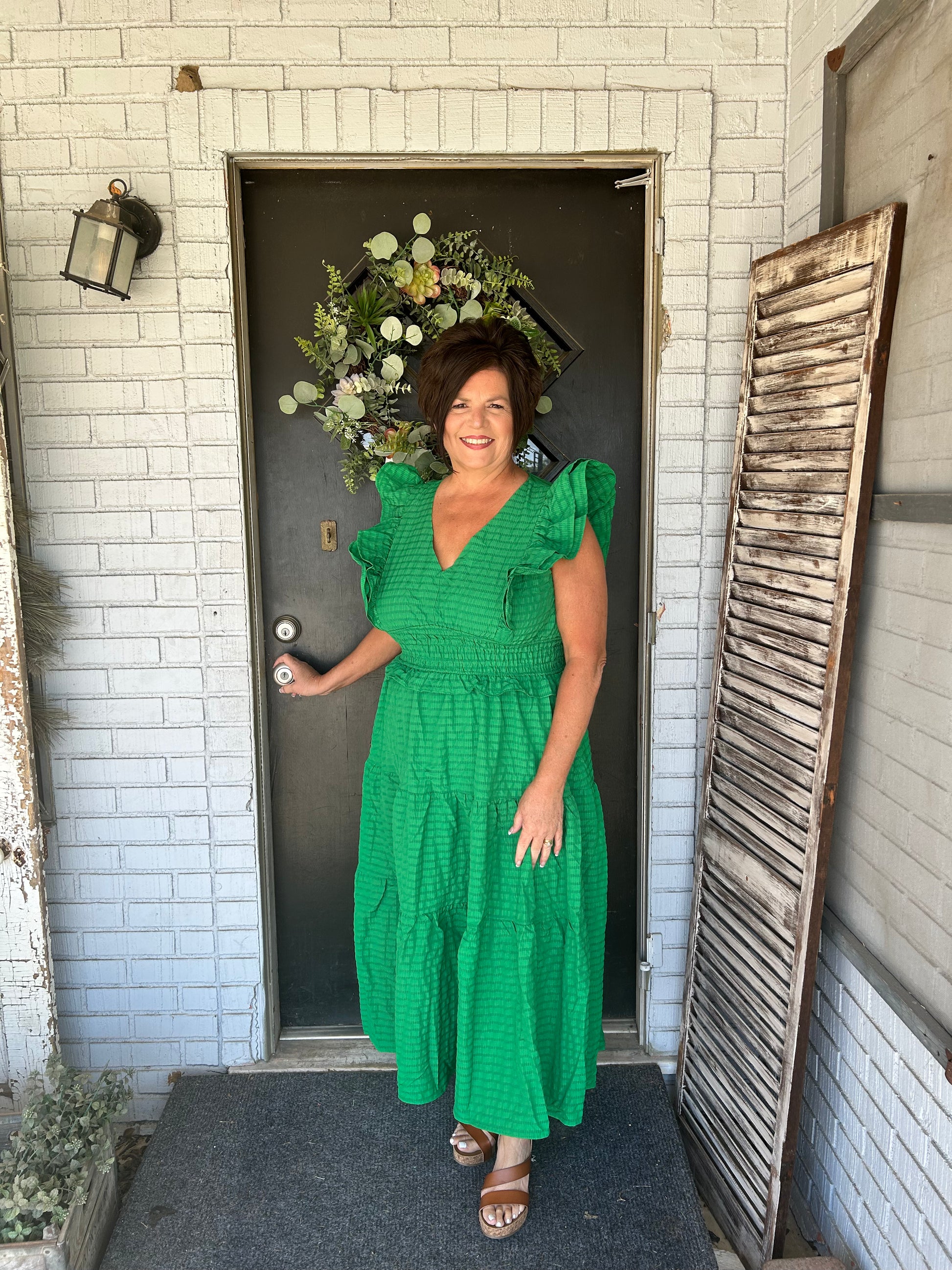 brandy maxi dress BRANDY MAXI DRESS - DIAZ AQUA