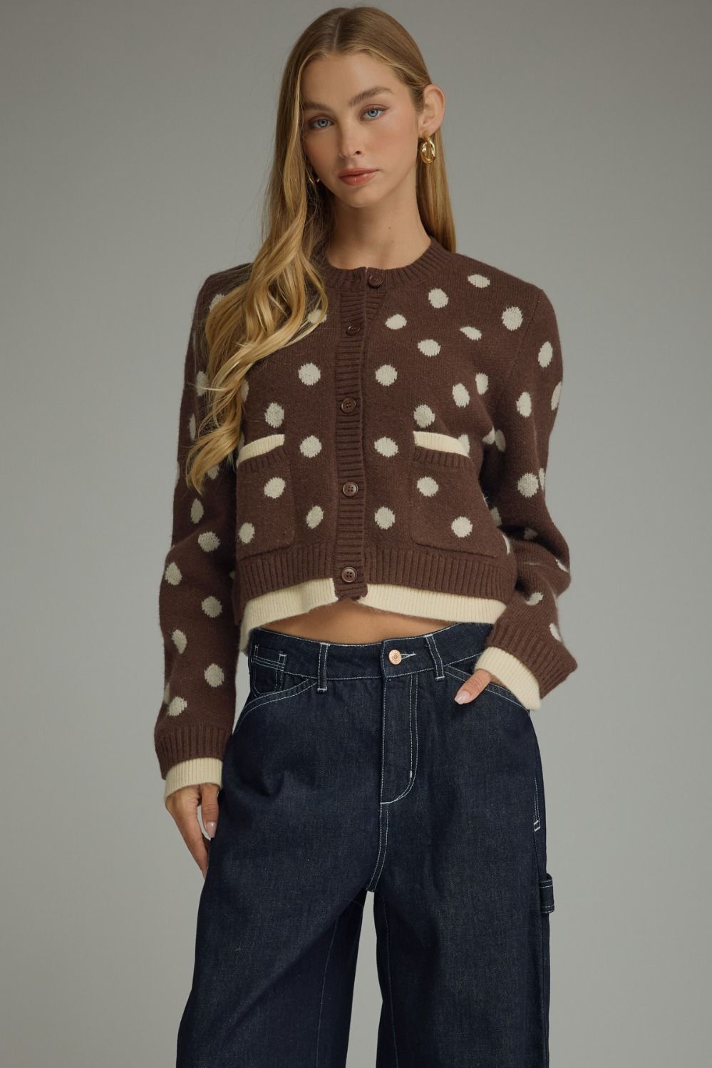 Elena Polka Dot Cardigan