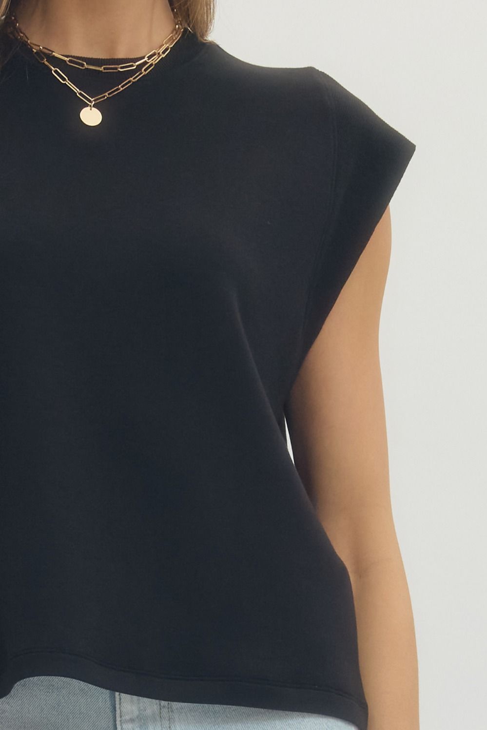 Megan half sleeve top