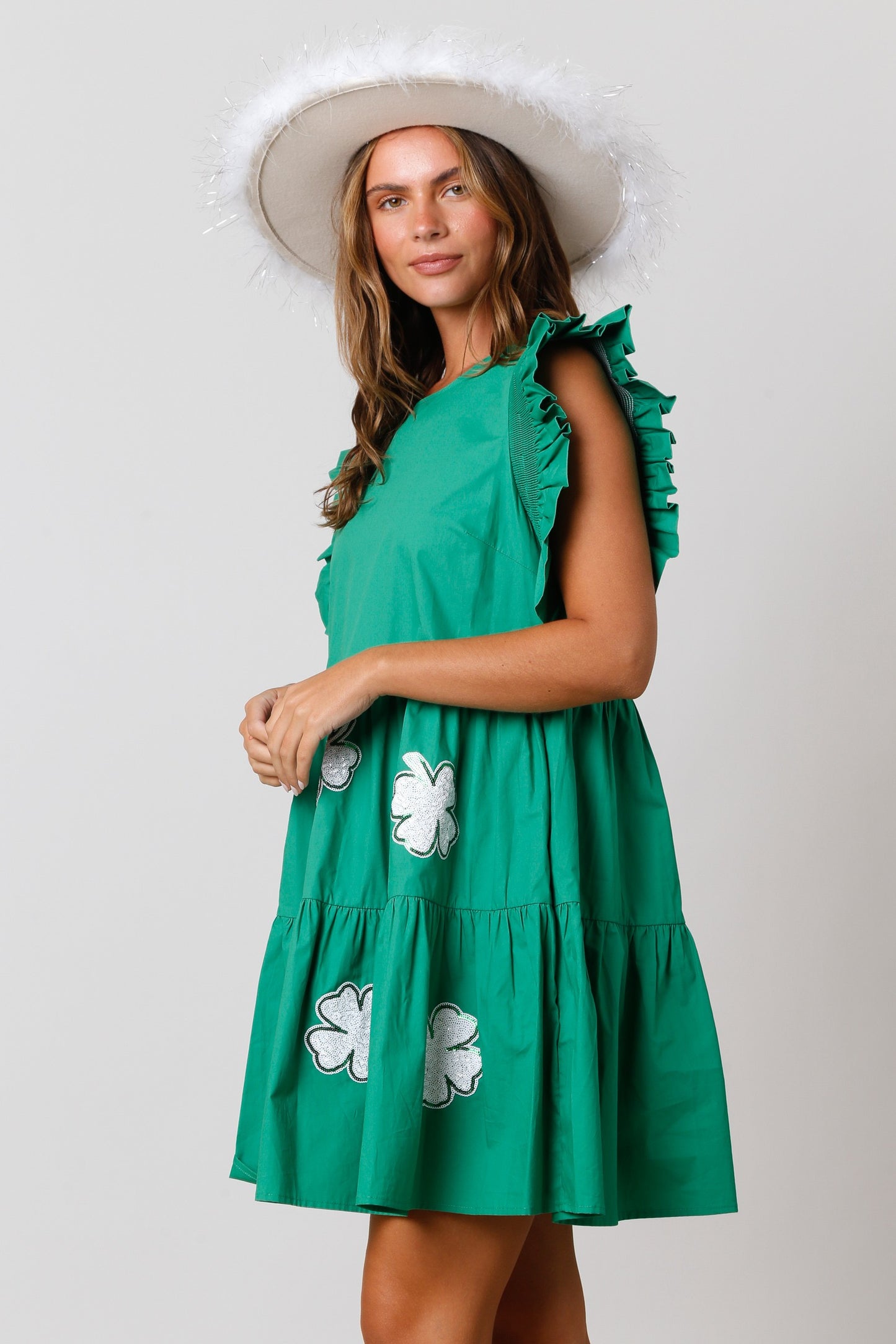 Lucky Clover Mini Dress