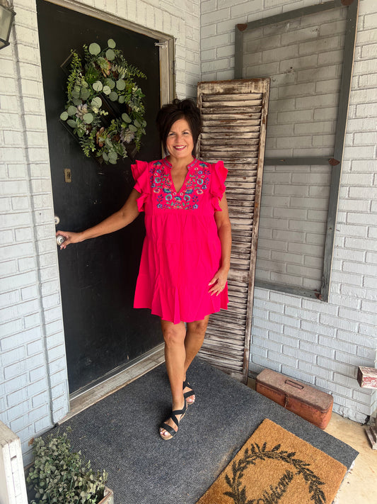 Amelia Embroidery Dress