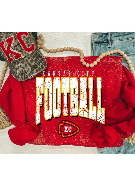 Kansas City Football Sweatshirt (PREORDER ships to us February 6 with estimated arrival on February 9-10