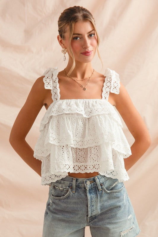 Mallory Ruffle Top
