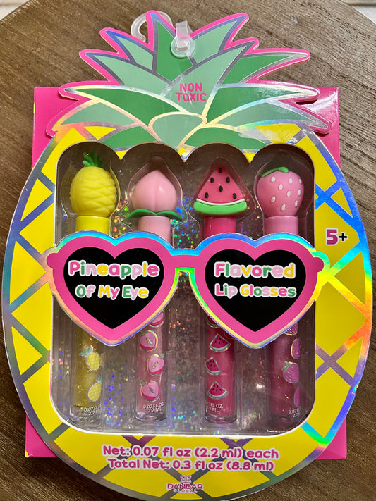 Fruit Flavored Lip Gloss Set