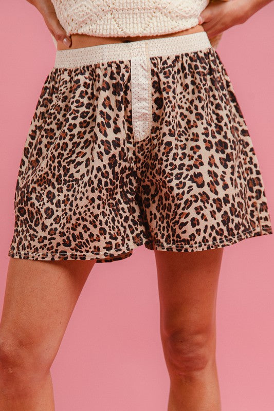 Lena Leopard Boxer Shorts