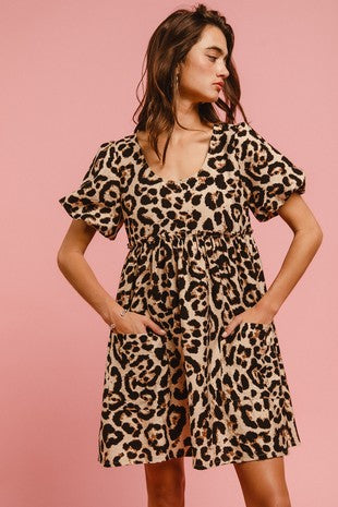 Weslyn Leopard Dress