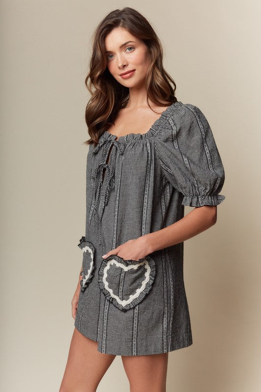 Clover Gingham Romper