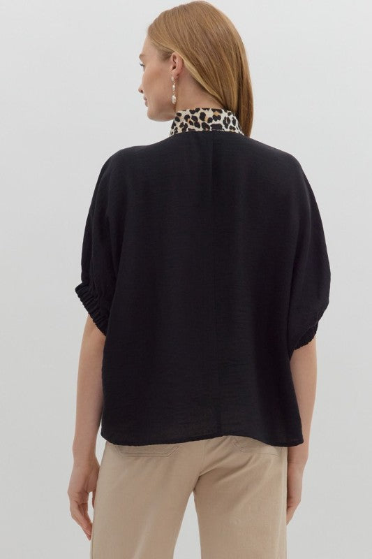 Lindsey Leopard Blouse