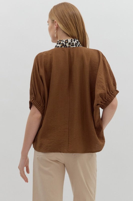 Lindsey Leopard Blouse