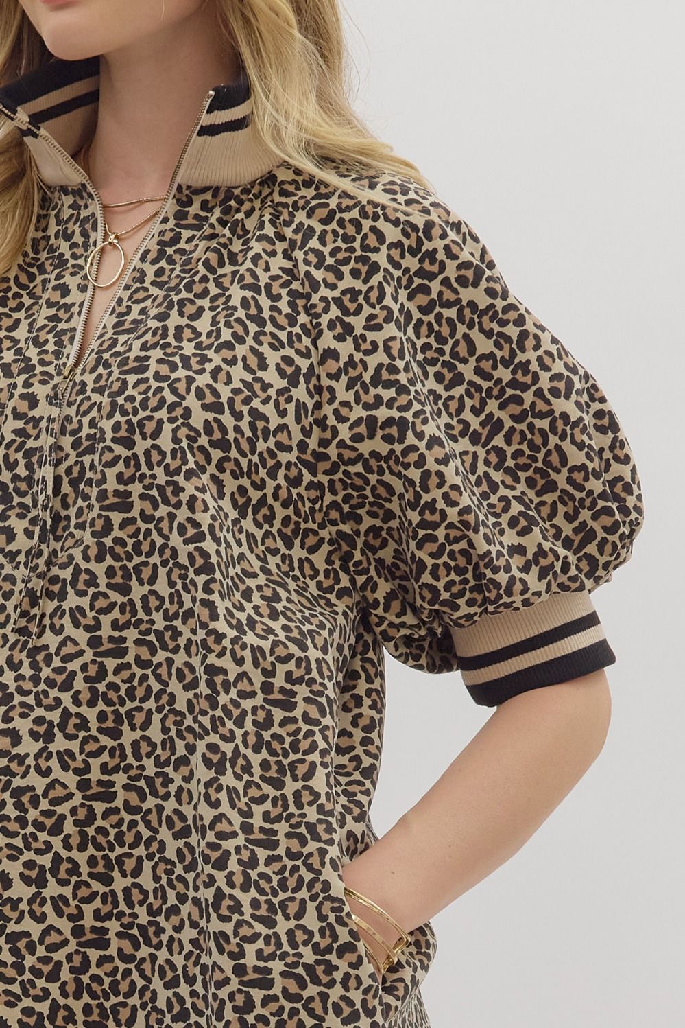 Raven Leopard Dress