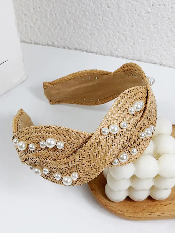 Braid Pearl Headband