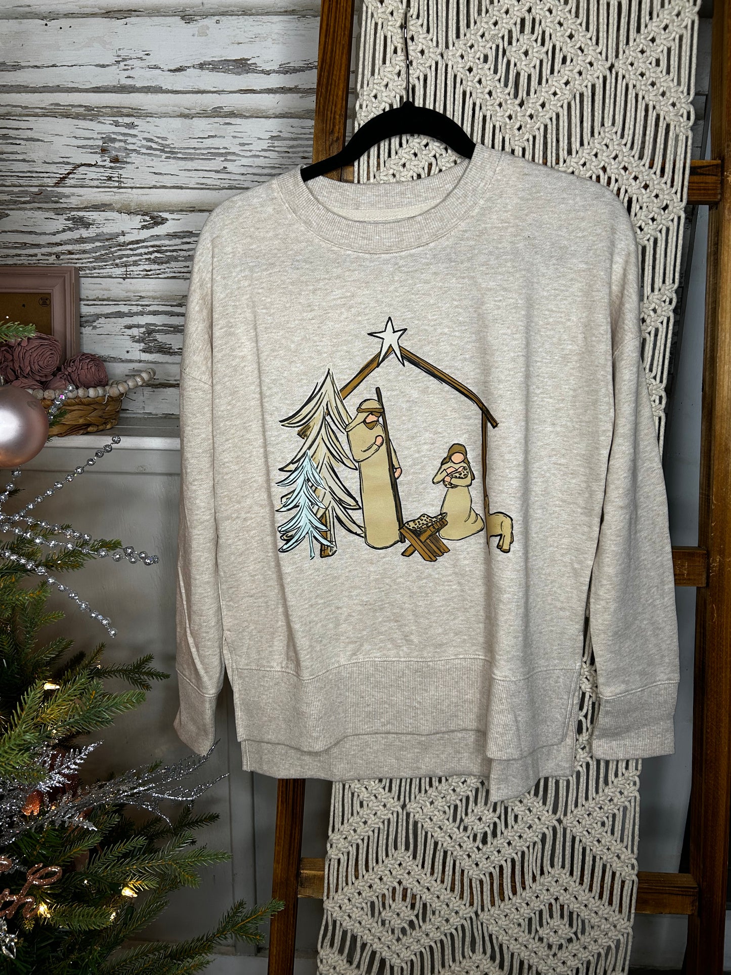 Nativity Scene Sweatshirt