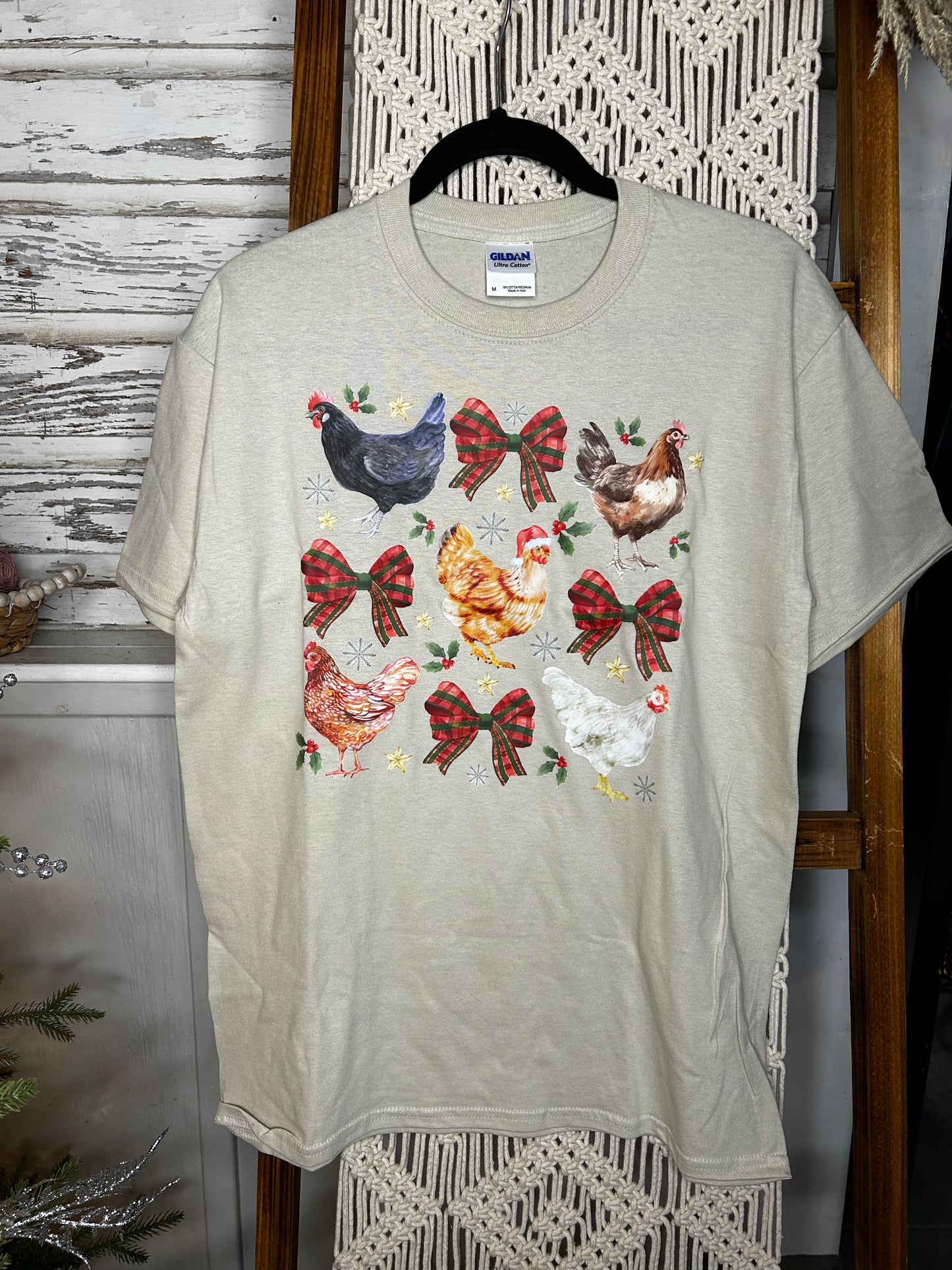 Chickens and Bows Tee