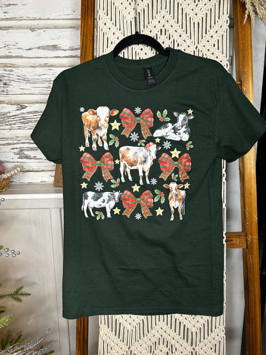 Cows and Bows Tee