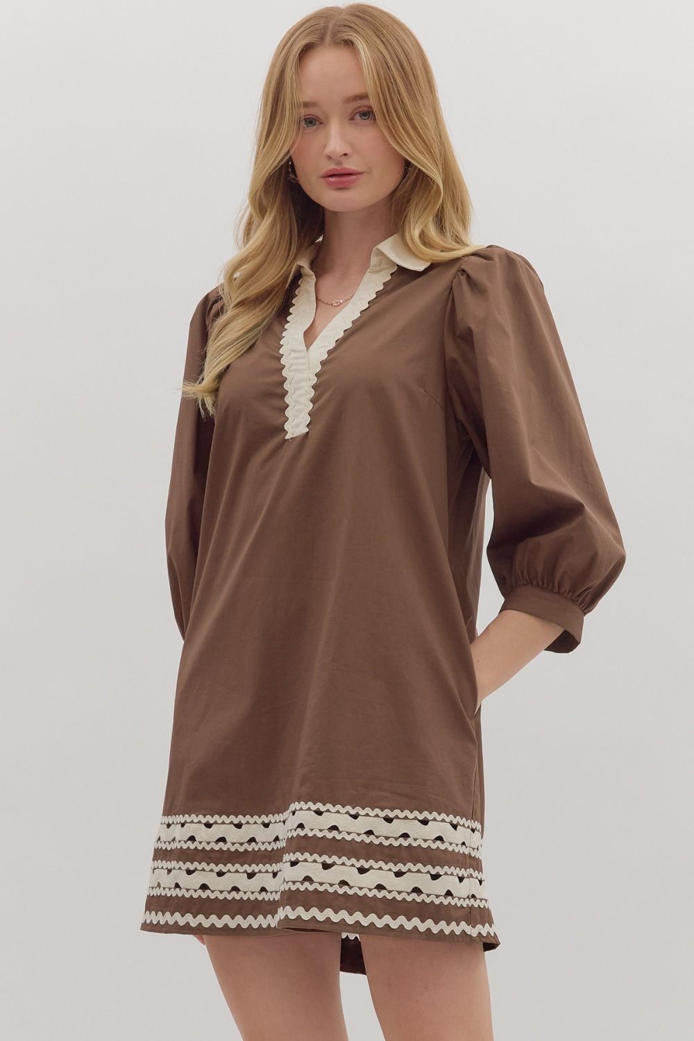 Hazel Ric Rac Dress