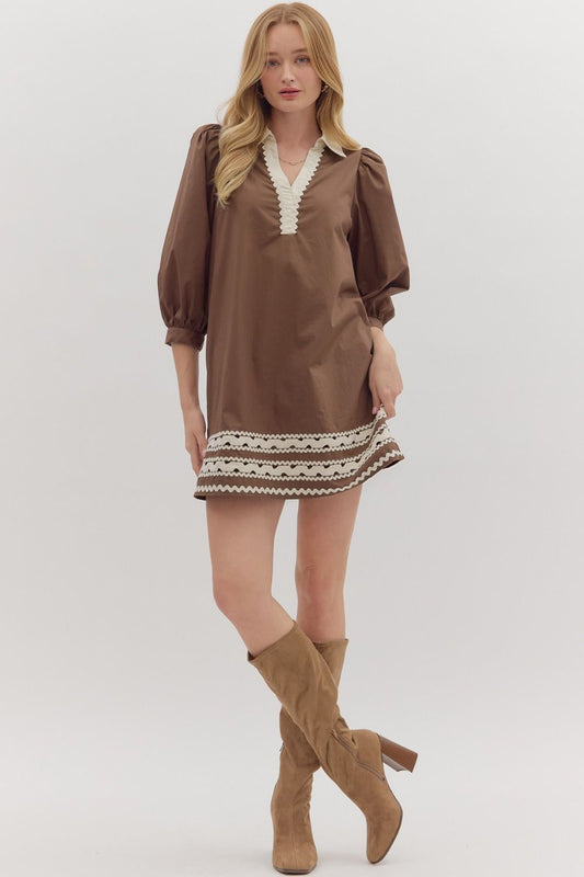 Hazel Ric Rac Dress