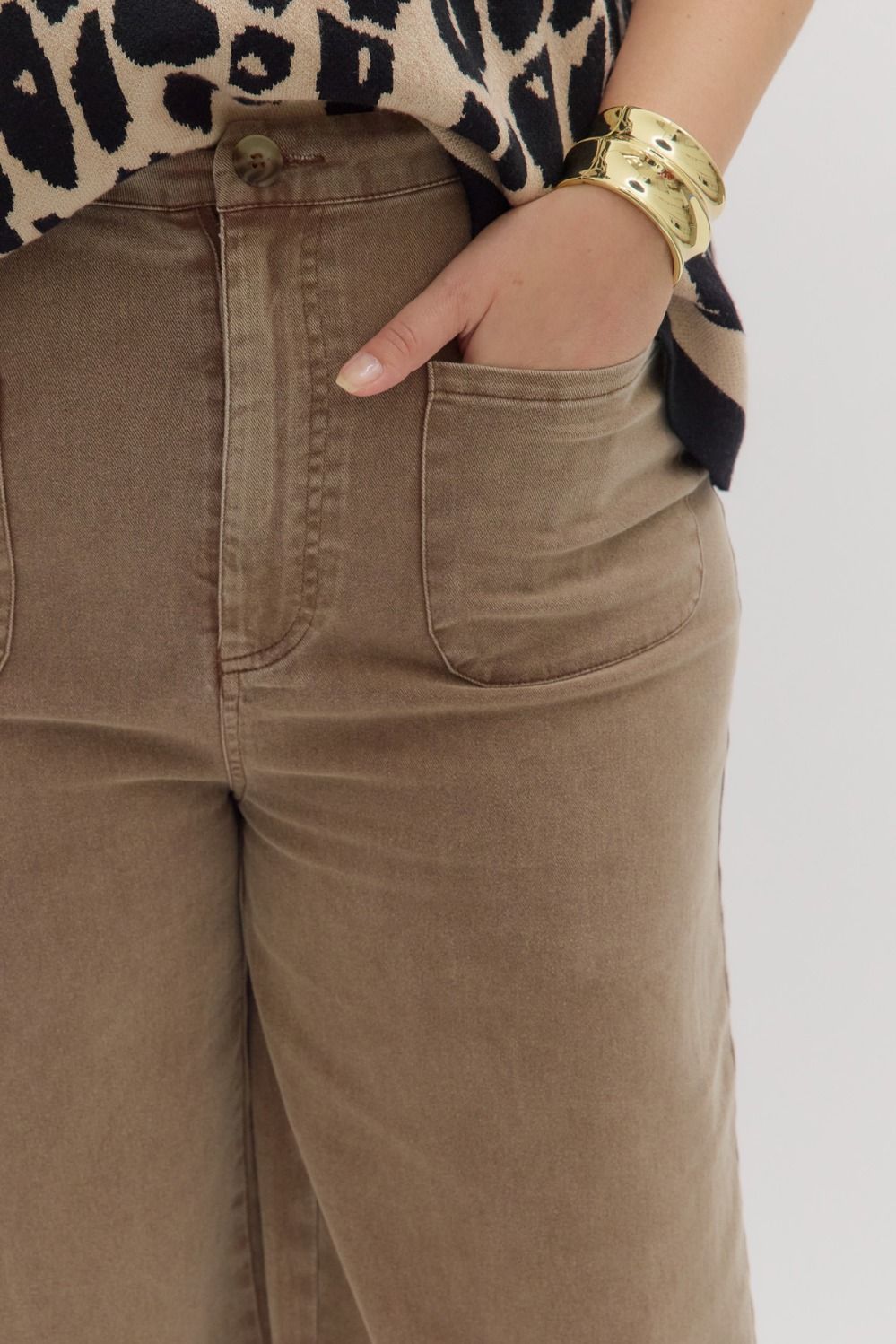 Elaine Curvy Wide Leg Pants