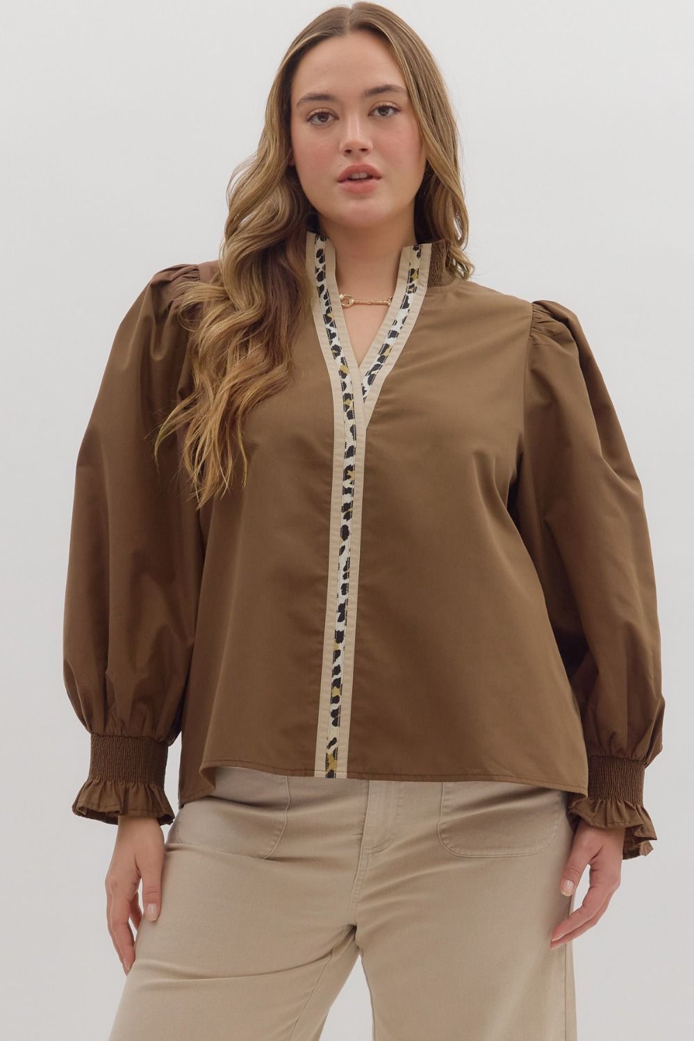 Kylee Leopard Top