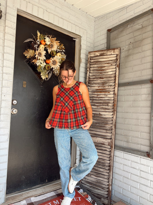 Holiday Season Sleeveless Top
