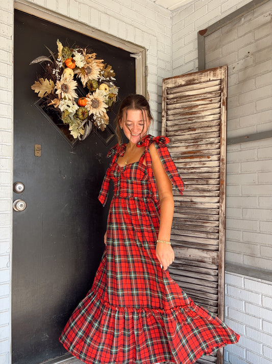 Holiday Plaid Dress