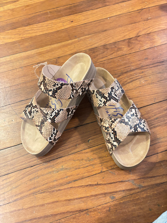 Snake Skin Sandals