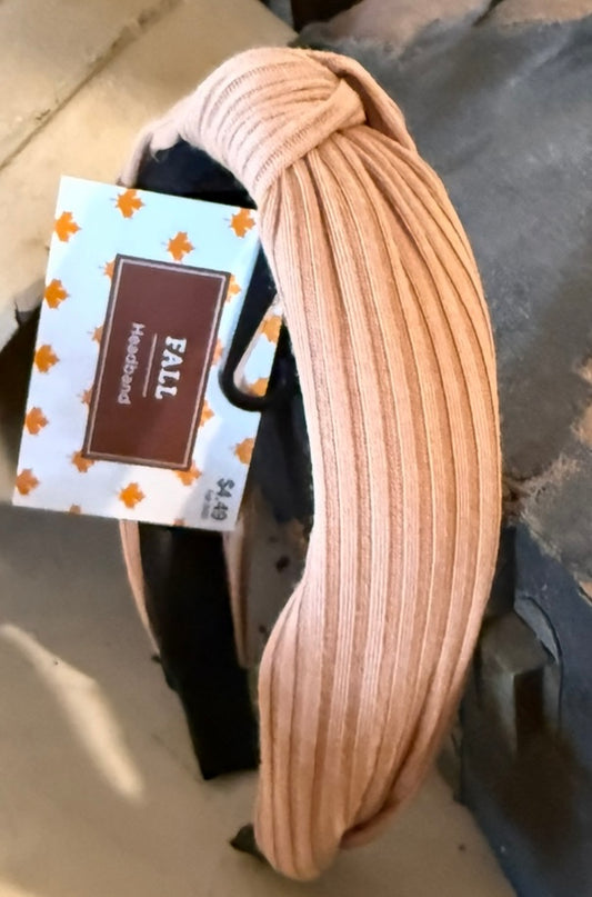 Ribbed Knotted Headbands