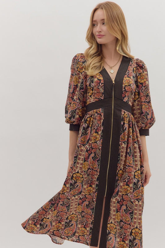 Christi Print Dress