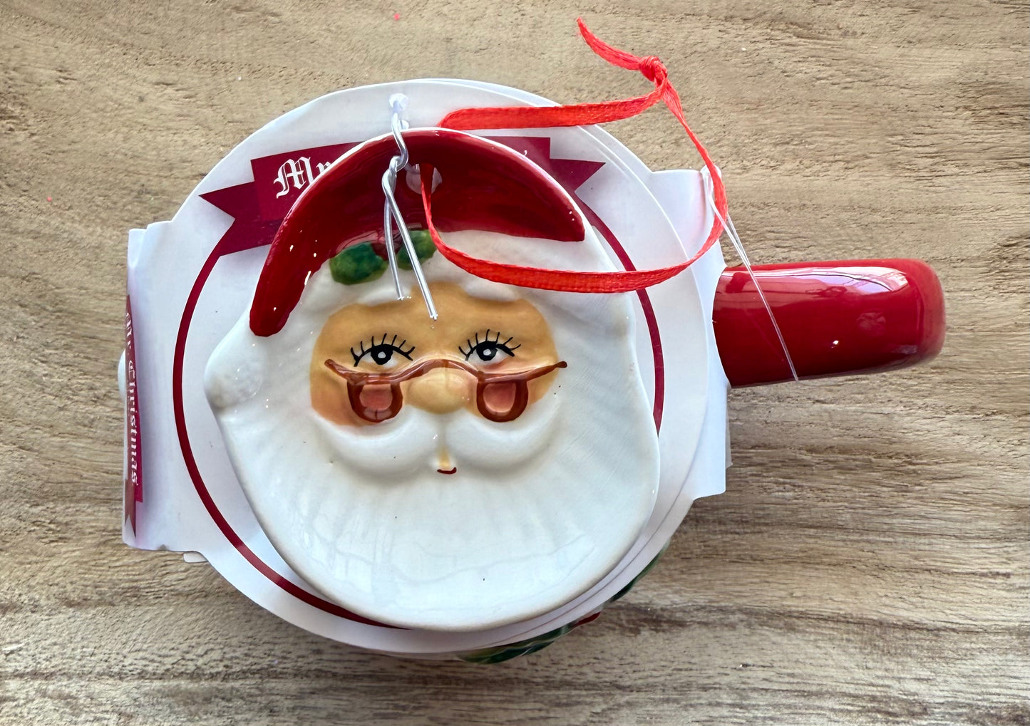 Santa Mug and Ornament Set