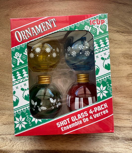 Christmas Ornament Shot Glasses