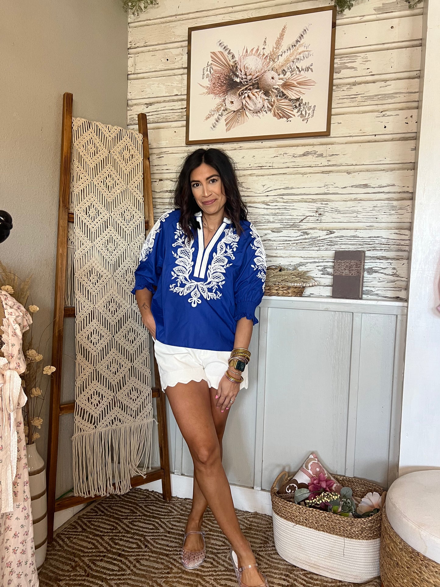 Kaylee Embroidered Blouse