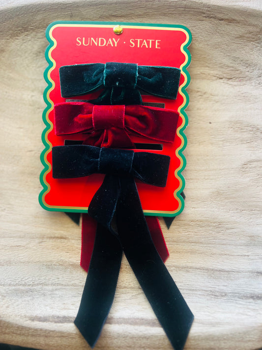 Christmas Velvet Bows