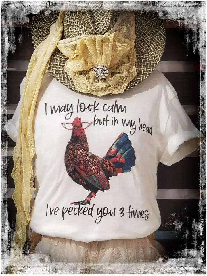 I May Look Calm Tee