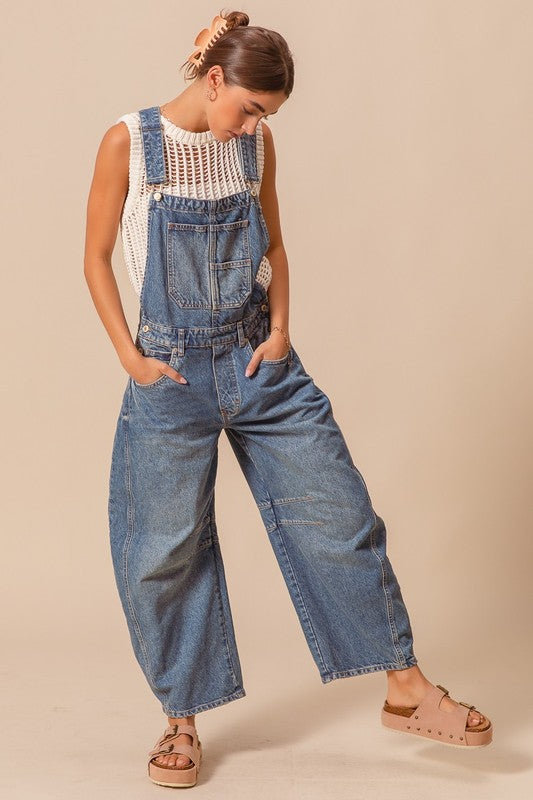 Ebony Barrel Overalls