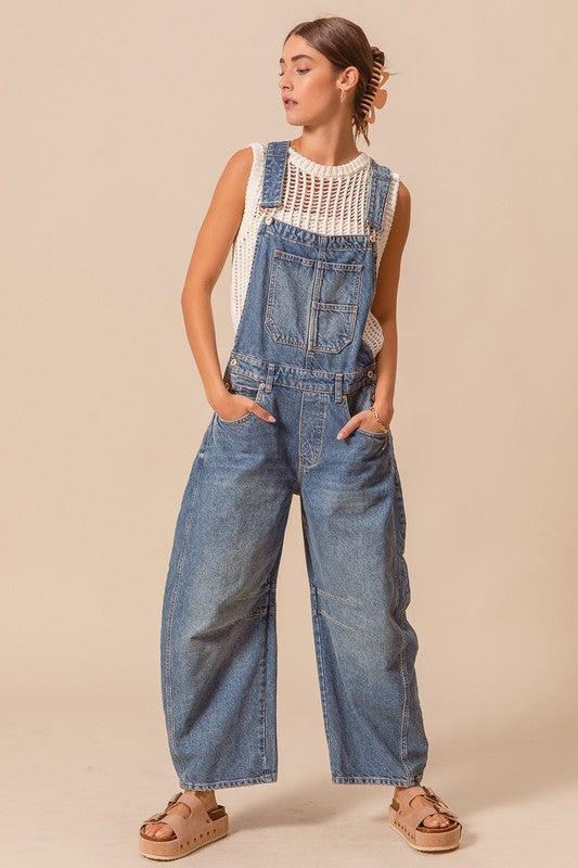 Ebony Barrel Overalls