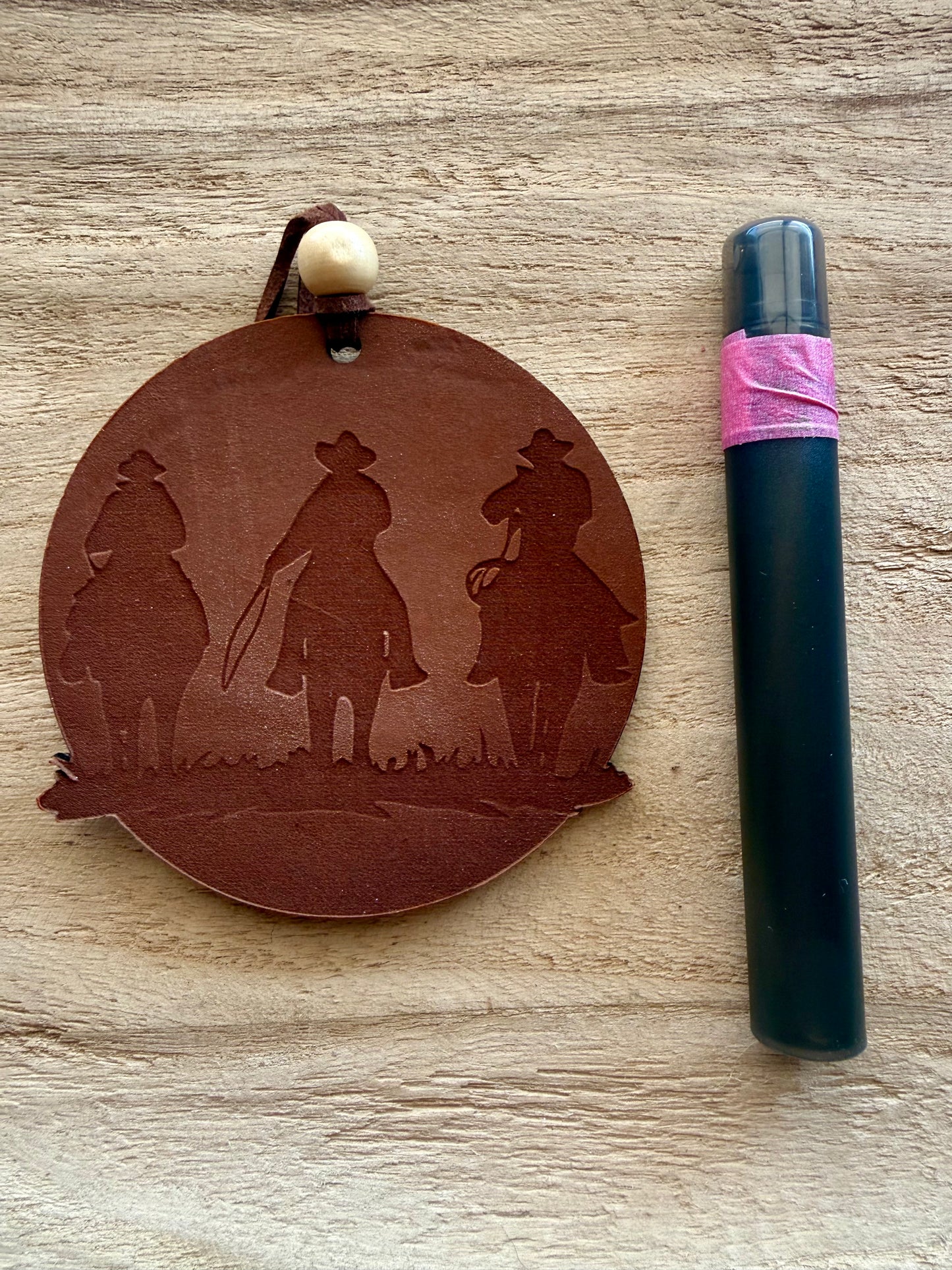 Cowboy Leather Freshie Set