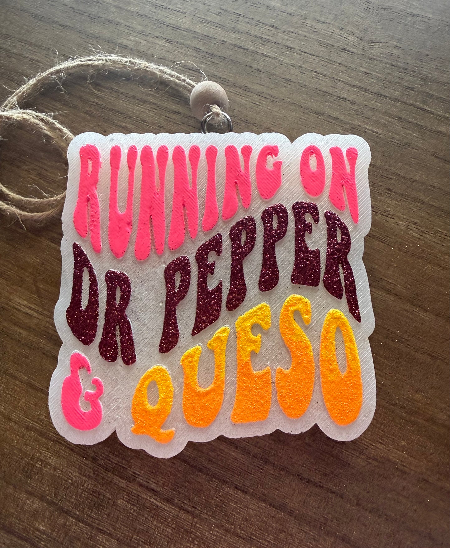 Running on Dr. Pepper Freshie