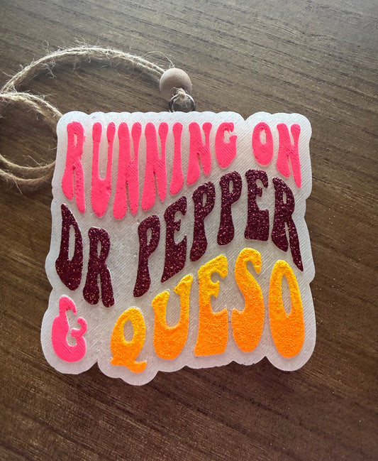 Running on Dr. Pepper Freshie